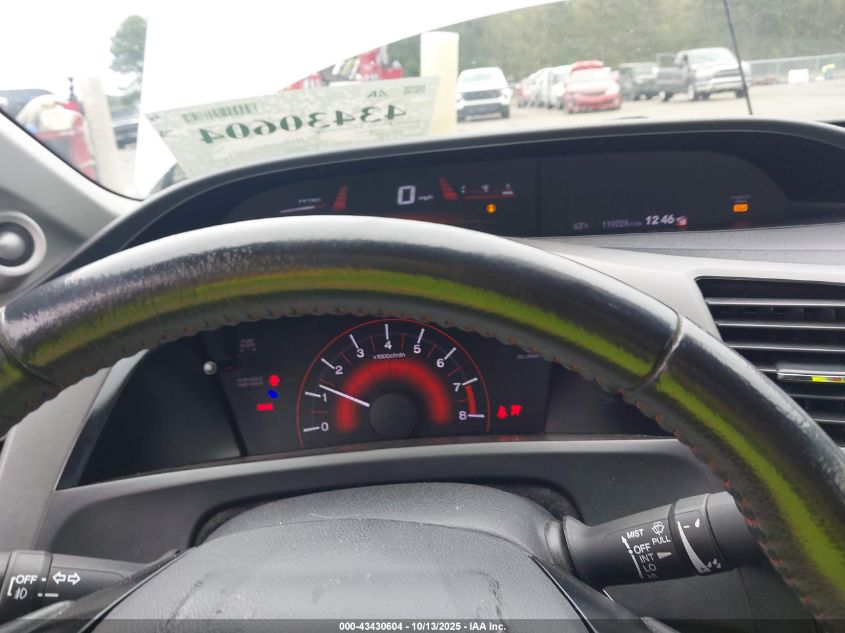 2012 Honda Civic Si VIN: 2HGFB6E53CH701743 Lot: 43430604