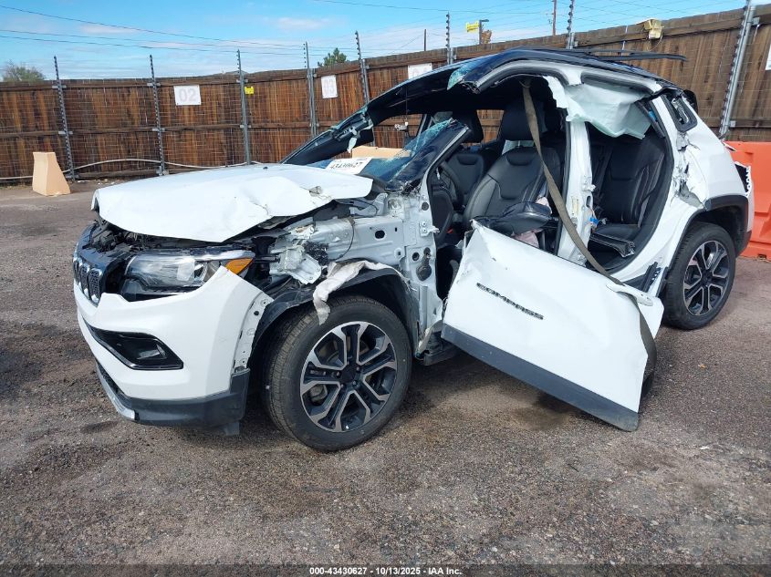 2024 Jeep Compass Limited 4X4 VIN: 3C4NJDCN2RT608569 Lot: 43430627