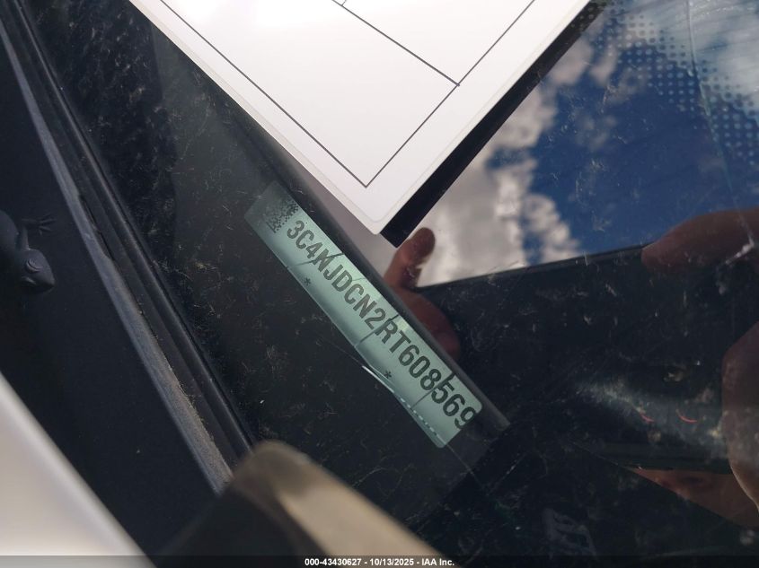 2024 Jeep Compass Limited 4X4 VIN: 3C4NJDCN2RT608569 Lot: 43430627