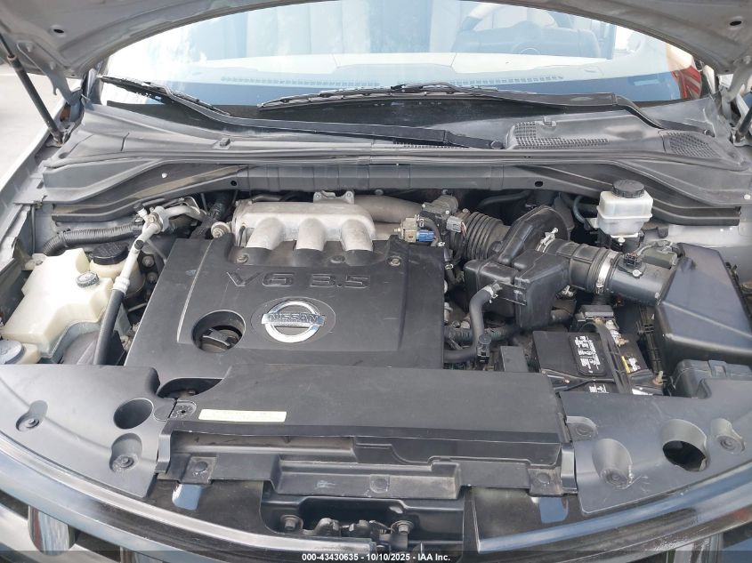 2004 Nissan Murano Sl VIN: JN8AZ08W34W323565 Lot: 43430635