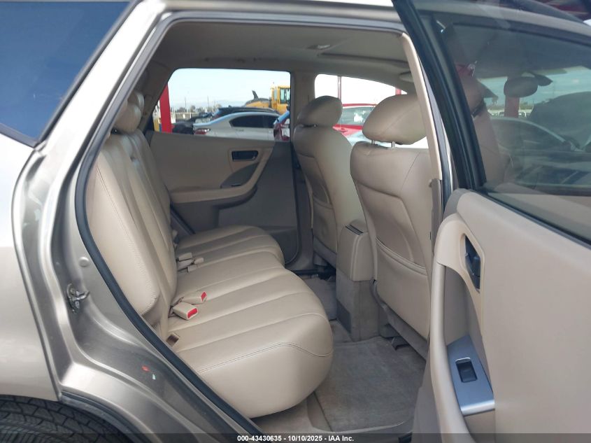 2004 Nissan Murano Sl VIN: JN8AZ08W34W323565 Lot: 43430635