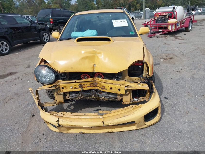 2003 Subaru Impreza Wrx VIN: JF1GD296X3G505213 Lot: 43430643