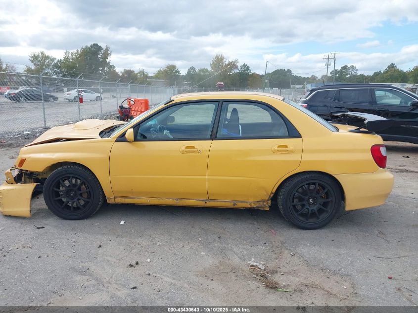 2003 Subaru Impreza Wrx VIN: JF1GD296X3G505213 Lot: 43430643