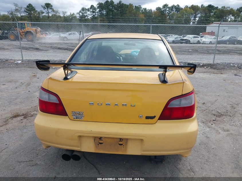2003 Subaru Impreza Wrx VIN: JF1GD296X3G505213 Lot: 43430643