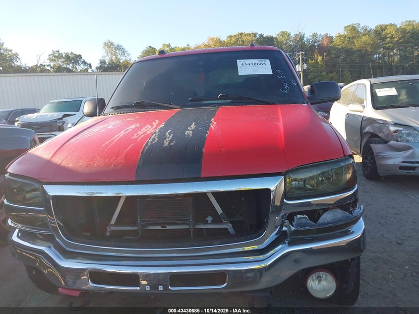 2004 GMC Sierra 1500 Sle VIN: 2GTEC19T341348546 Lot: 43430685