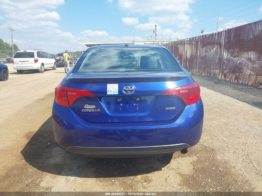 2017 Toyota Corolla Xse VIN: 5YFBURHE8HP620985 Lot: 43430701