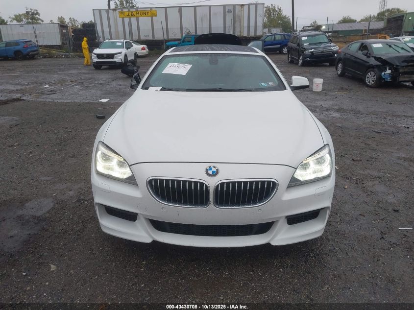 2013 BMW 640I Gran Coupe VIN: WBA6A0C56DDF14366 Lot: 43430708