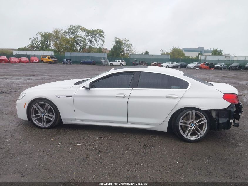 2013 BMW 640I Gran Coupe VIN: WBA6A0C56DDF14366 Lot: 43430708