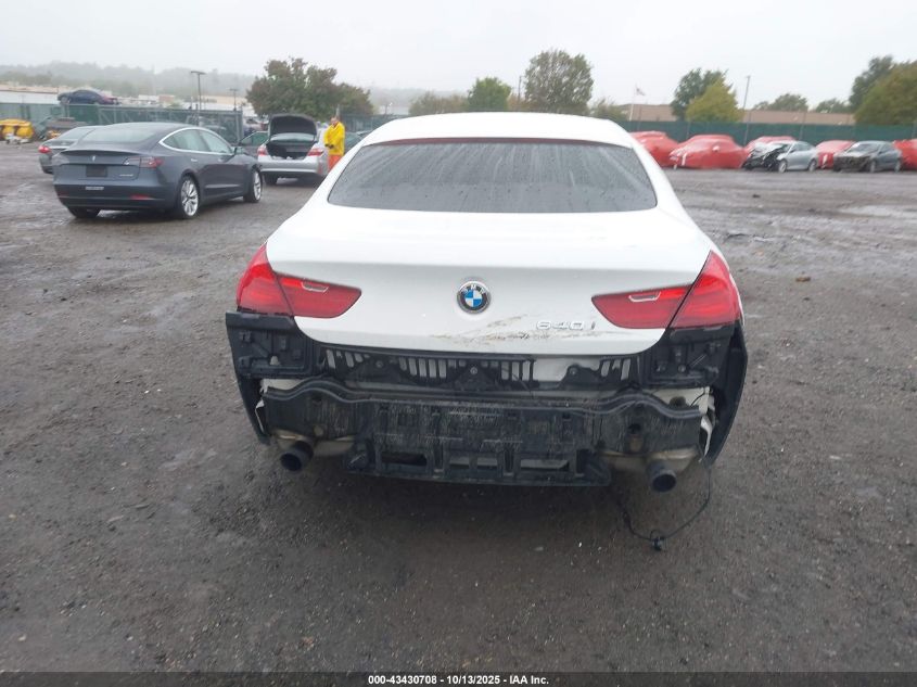 2013 BMW 640I Gran Coupe VIN: WBA6A0C56DDF14366 Lot: 43430708