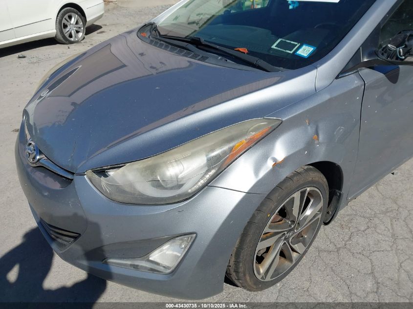 2015 Hyundai Elantra Limited VIN: 5NPDH4AE0FH565999 Lot: 43430735