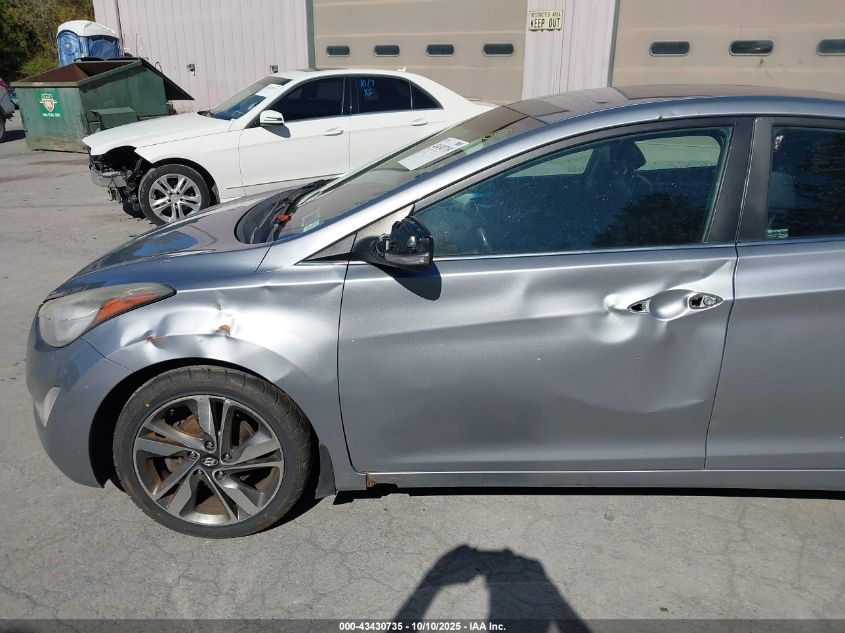 2015 Hyundai Elantra Limited VIN: 5NPDH4AE0FH565999 Lot: 43430735