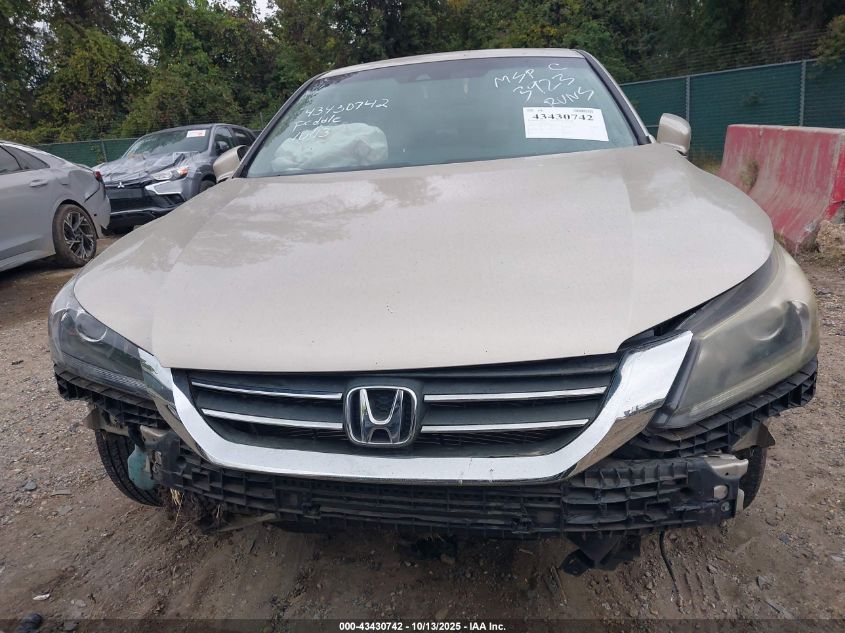 2014 Honda Accord Ex-L VIN: 1HGCR2F86EA143923 Lot: 43430742