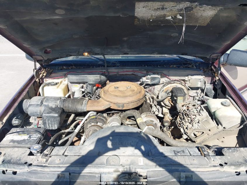 1993 Chevrolet Suburban K1500 VIN: 1GNFK16K8PJ405814 Lot: 43430783