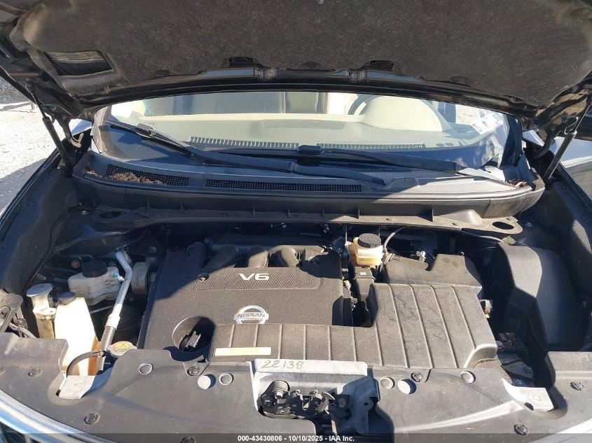 2014 Nissan Murano S VIN: JN8AZ1MW0EW500151 Lot: 43430806