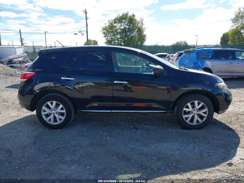 2014 Nissan Murano S VIN: JN8AZ1MW0EW500151 Lot: 43430806