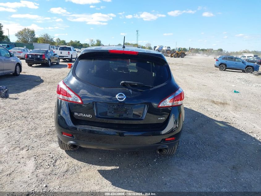 2014 Nissan Murano S VIN: JN8AZ1MW0EW500151 Lot: 43430806