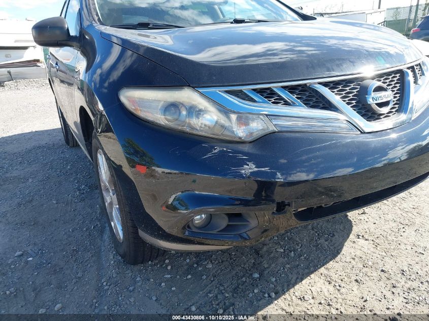 2014 Nissan Murano S VIN: JN8AZ1MW0EW500151 Lot: 43430806