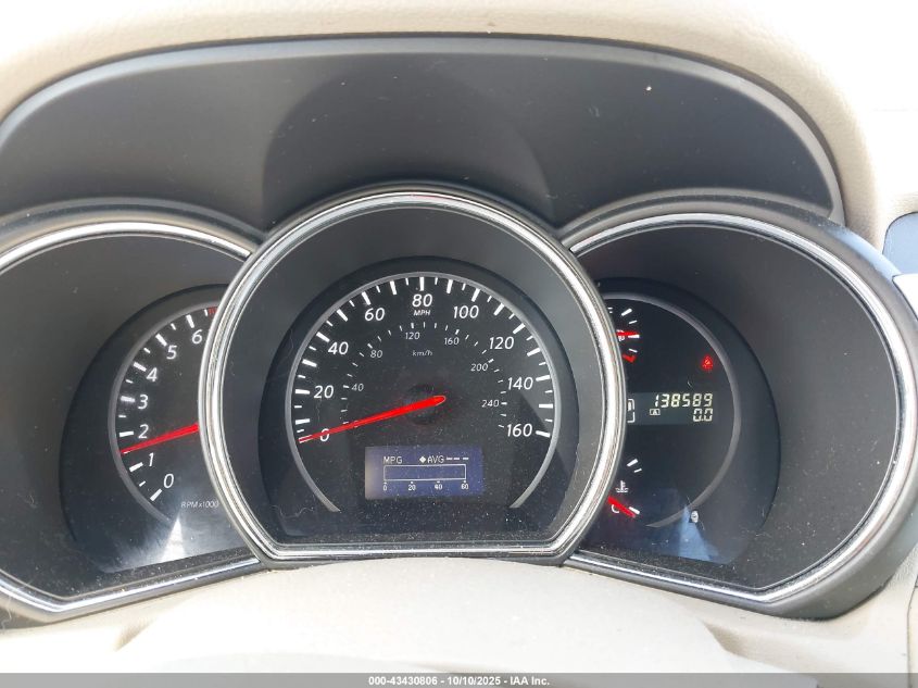 2014 Nissan Murano S VIN: JN8AZ1MW0EW500151 Lot: 43430806