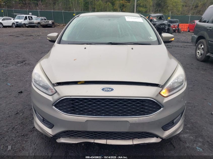 2015 Ford Focus Se VIN: 1FADP3F29FL285401 Lot: 43430822