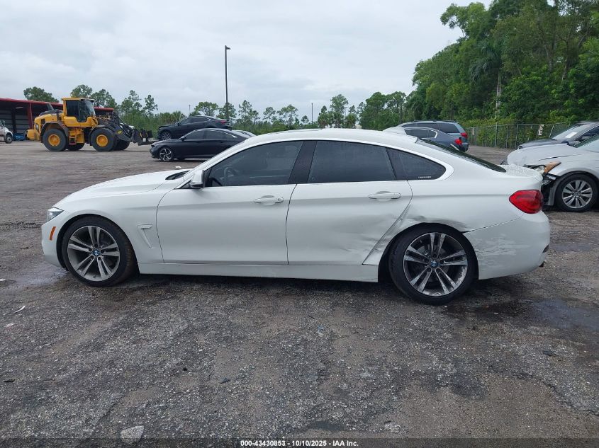 2019 BMW 430I Gran Coupe VIN: WBA4J1C59KBM18010 Lot: 43430853