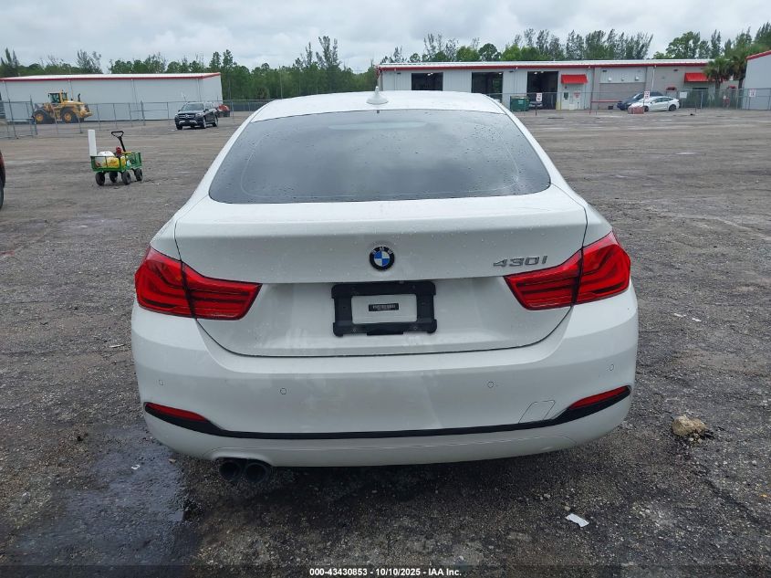 2019 BMW 430I Gran Coupe VIN: WBA4J1C59KBM18010 Lot: 43430853