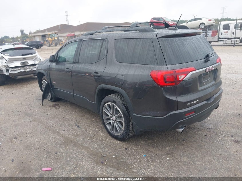2017 Gmc Acadia 3.6 Slt-1 Grey Lot 111043430869 Vin 1GKKNVLS6HZ219545