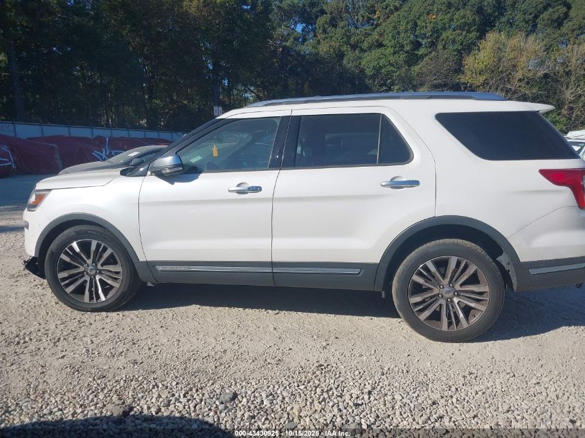 2018 Ford Explorer Platinum VIN: 1FM5K8HT8JGC60616 Lot: 43430925