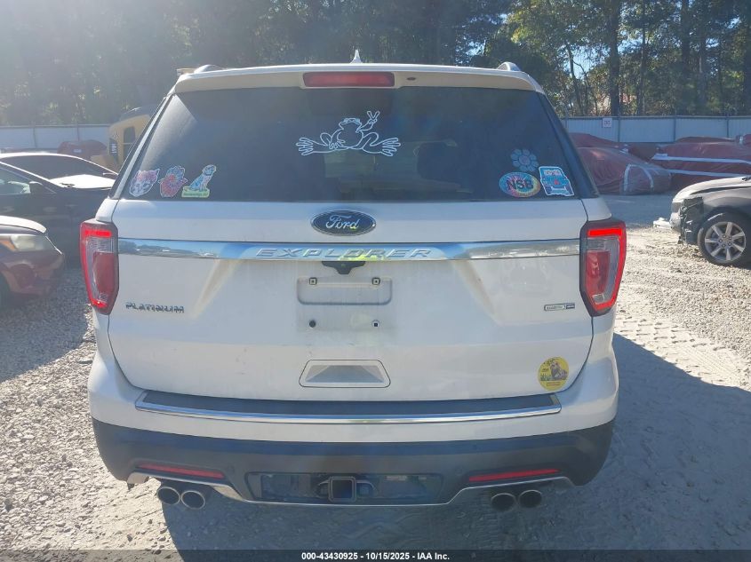 2018 Ford Explorer Platinum VIN: 1FM5K8HT8JGC60616 Lot: 43430925