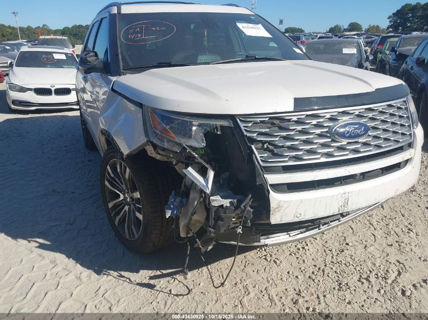 2018 Ford Explorer Platinum VIN: 1FM5K8HT8JGC60616 Lot: 43430925