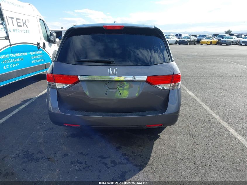 2014 Honda Odyssey Ex-L VIN: 5FNRL5H68EB102546 Lot: 43430959