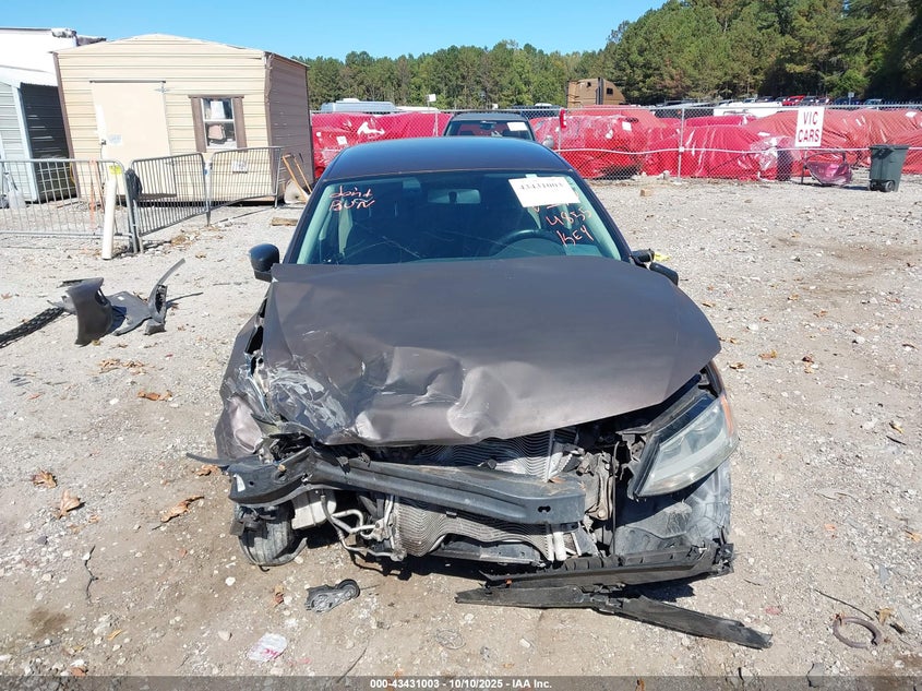 2011 Volkswagen Jetta 2.0L S VIN: 3VW2K7AJ7BM074855 Lot: 43431003