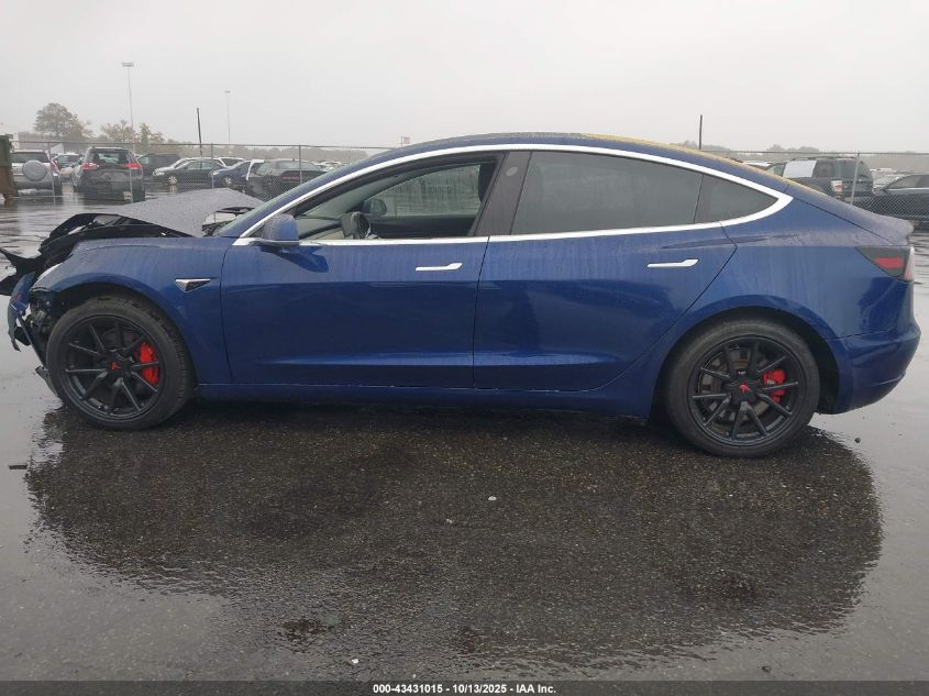 2019 Tesla Model 3 Long Range/Performance VIN: 5YJ3E1EB4KF211043 Lot: 43431015