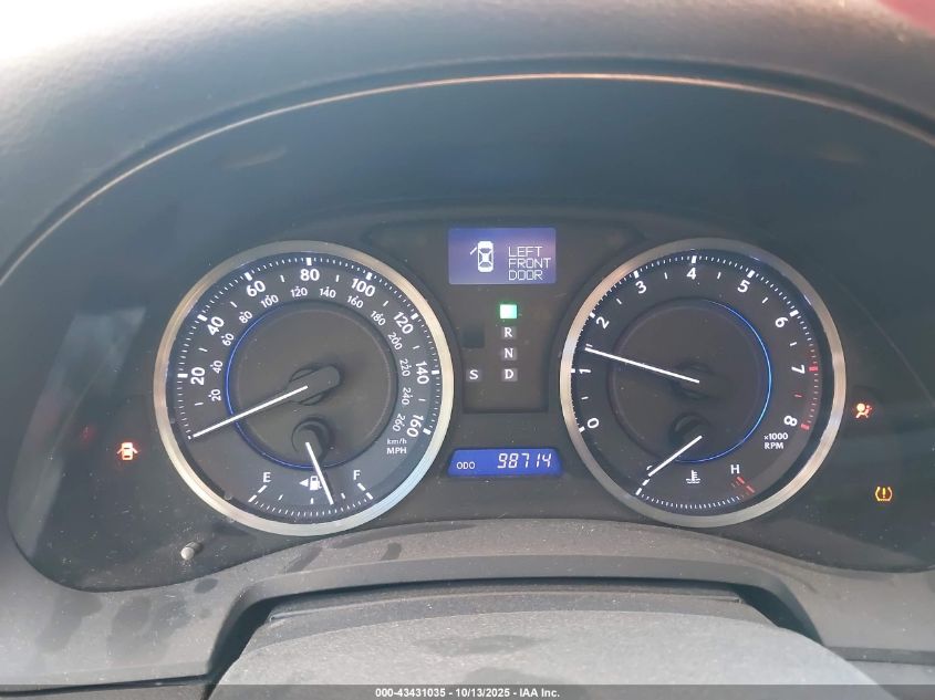 2013 Lexus Is 250 VIN: JTHCF5C24D5063924 Lot: 43431035