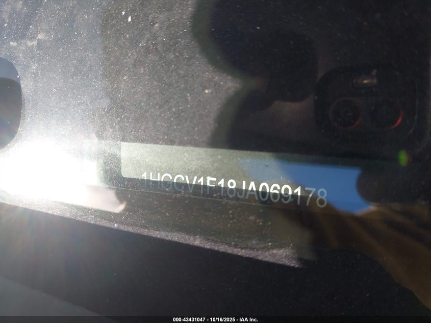 2018 HONDA ACCORD LX 1HGCV1F18JA069178