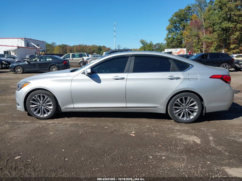 2017 Genesis G80 3.8 VIN: KMHGN4JE2HU188389 Lot: 43431083