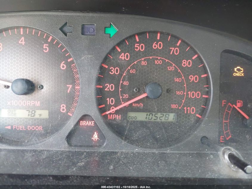 2001 Toyota Corolla S VIN: 1NXBR12E51Z461763 Lot: 43431102