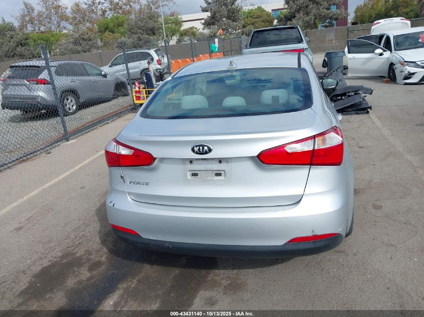 2016 Kia Forte Lx VIN: KNAFX4A66G5503445 Lot: 43431140