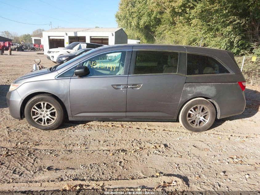 2012 Honda Odyssey Ex-L VIN: 5FNRL5H66CB005083 Lot: 43431149