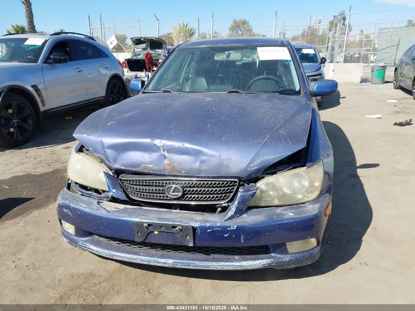 2002 Lexus Is 300 Sport Cross VIN: JTHED192820044186 Lot: 43431151