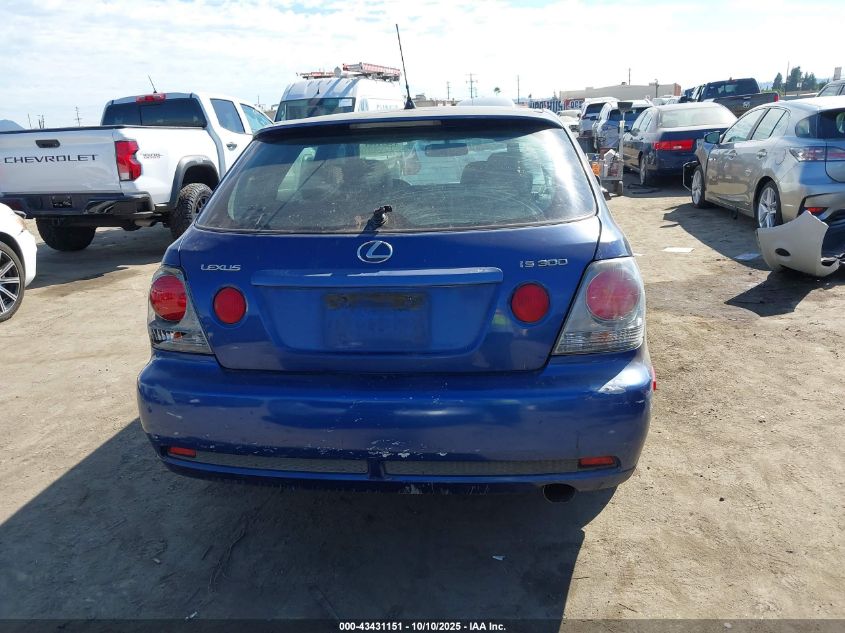 2002 Lexus Is 300 Sport Cross VIN: JTHED192820044186 Lot: 43431151