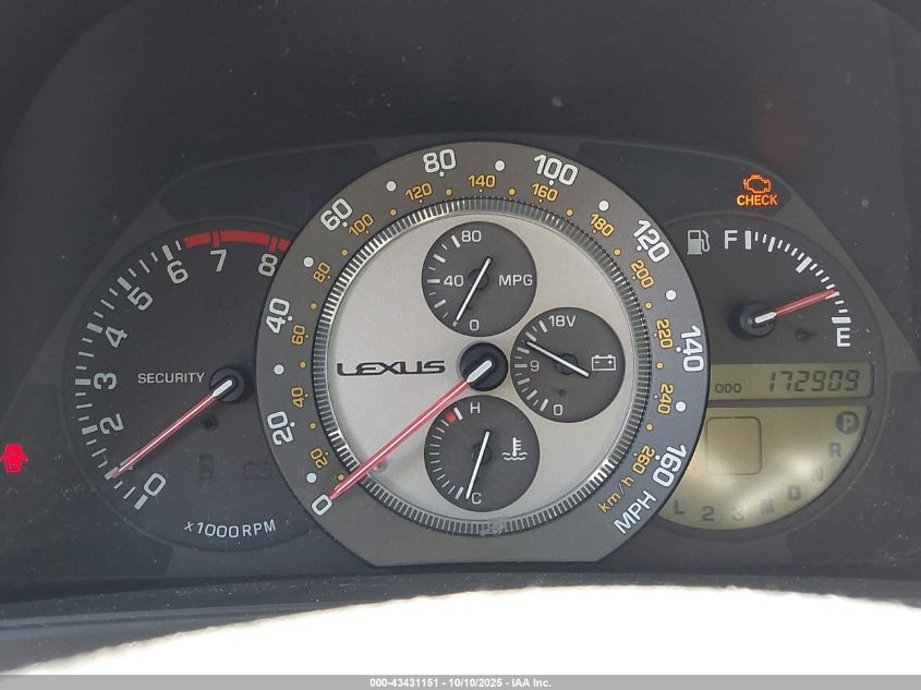 2002 Lexus Is 300 Sport Cross VIN: JTHED192820044186 Lot: 43431151