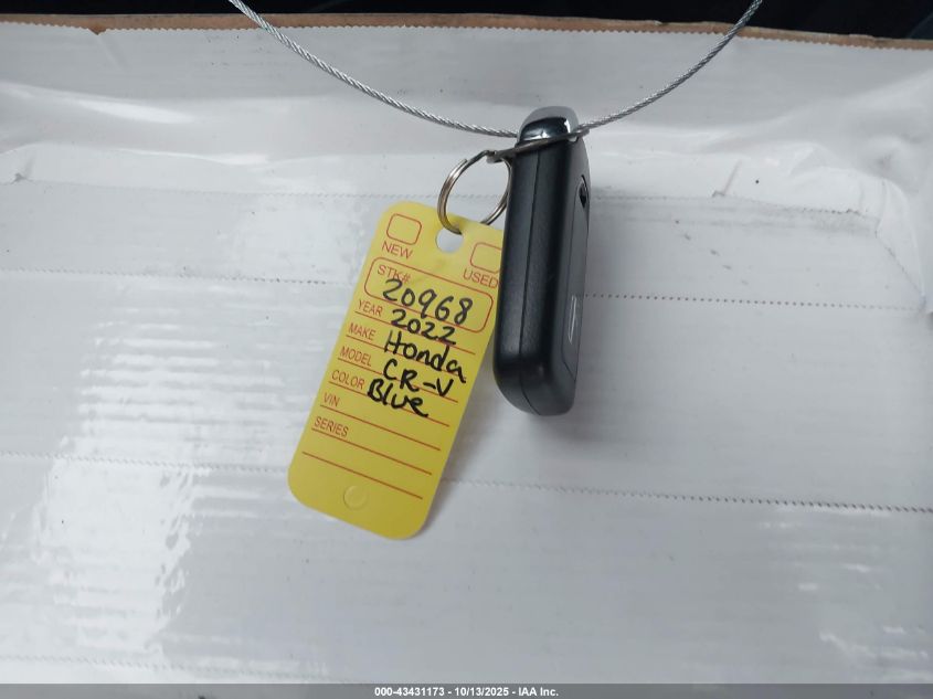 2022 Honda Cr-V Awd Touring VIN: 2HKRW2H95NH645192 Lot: 43431173