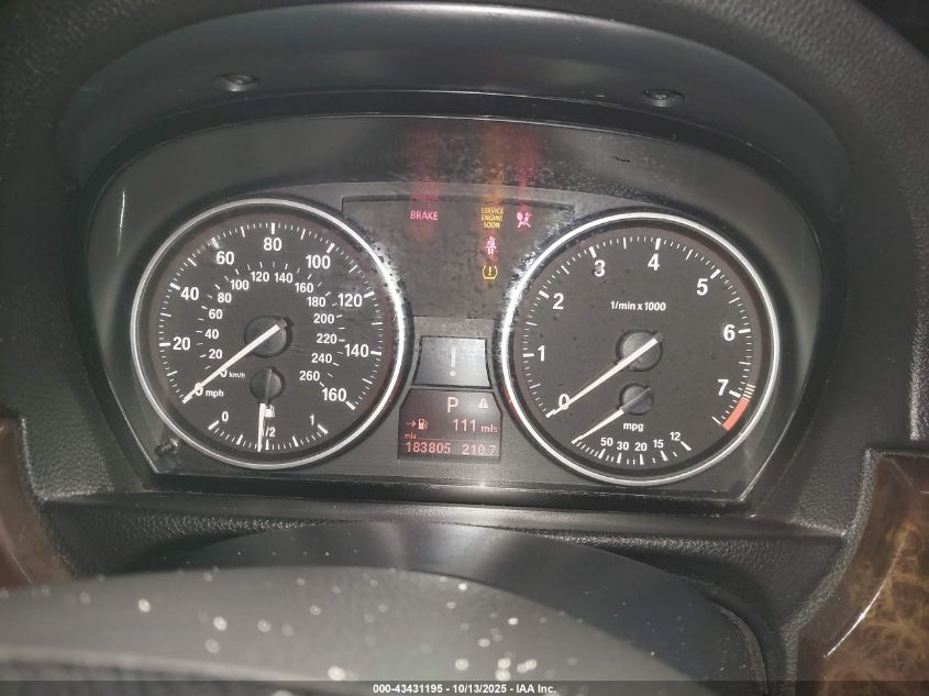 2009 BMW 328I xDrive VIN: WBAPK535X9A645742 Lot: 43431195