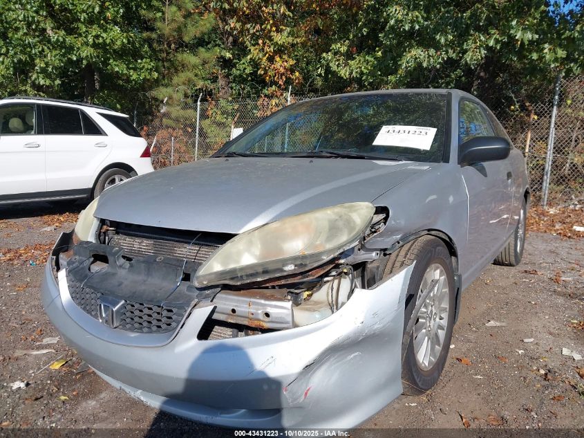 2005 Honda Civic Vp VIN: 1HGEM22175L038893 Lot: 43431223