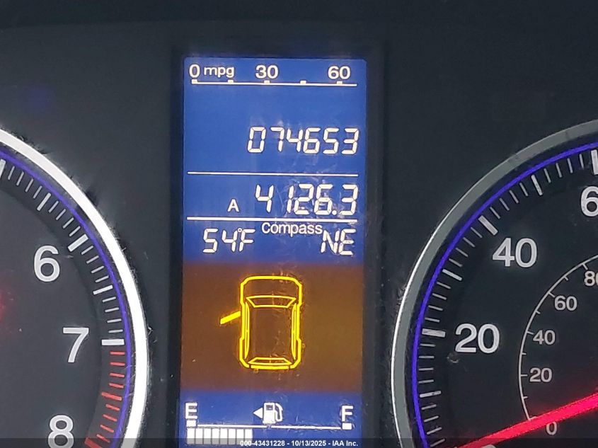 2011 Honda Cr-V Ex-L VIN: 5J6RE4H7XBL034413 Lot: 43431228