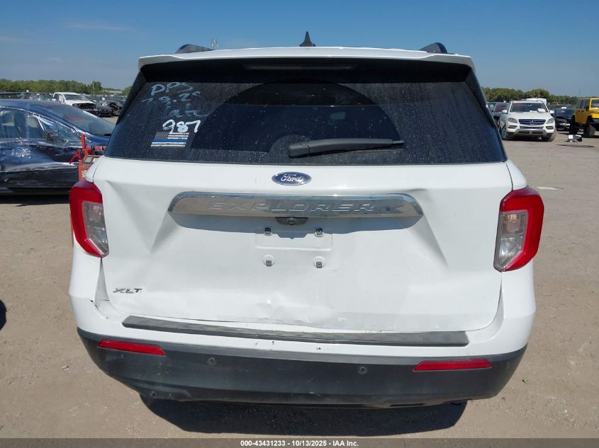 2021 Ford Explorer Xlt VIN: 1FMSK7DH6MGB39876 Lot: 43431233