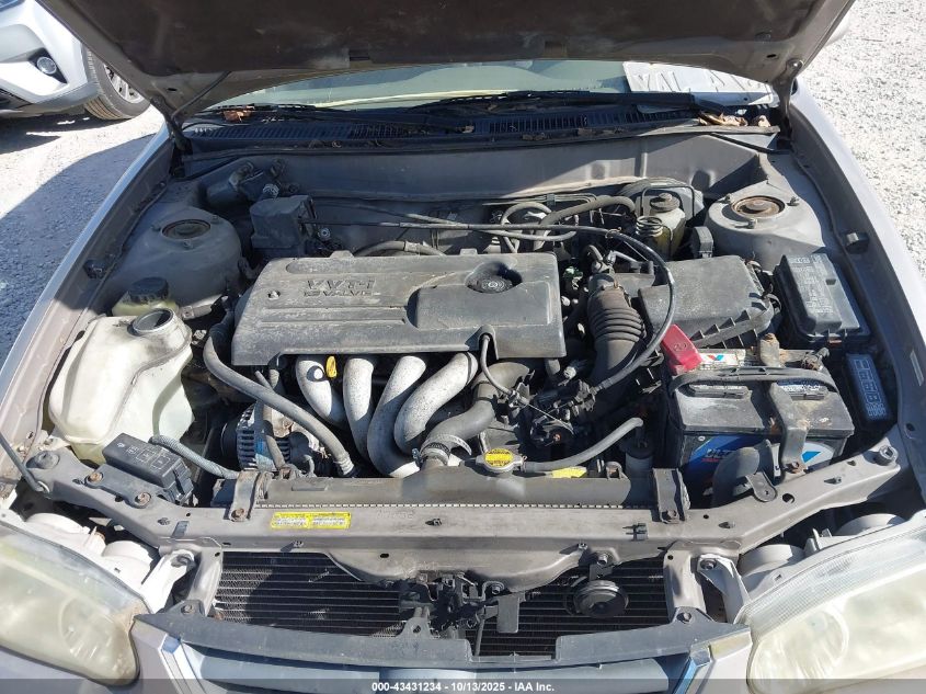 2001 Toyota Corolla Le VIN: 2T1BR18E41C473850 Lot: 43431234