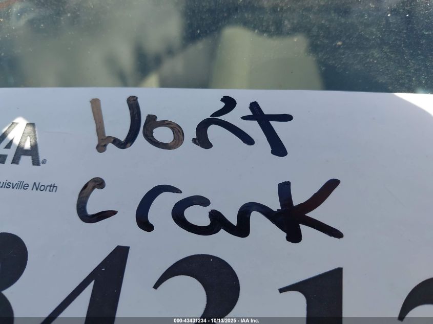 2001 Toyota Corolla Le VIN: 2T1BR18E41C473850 Lot: 43431234