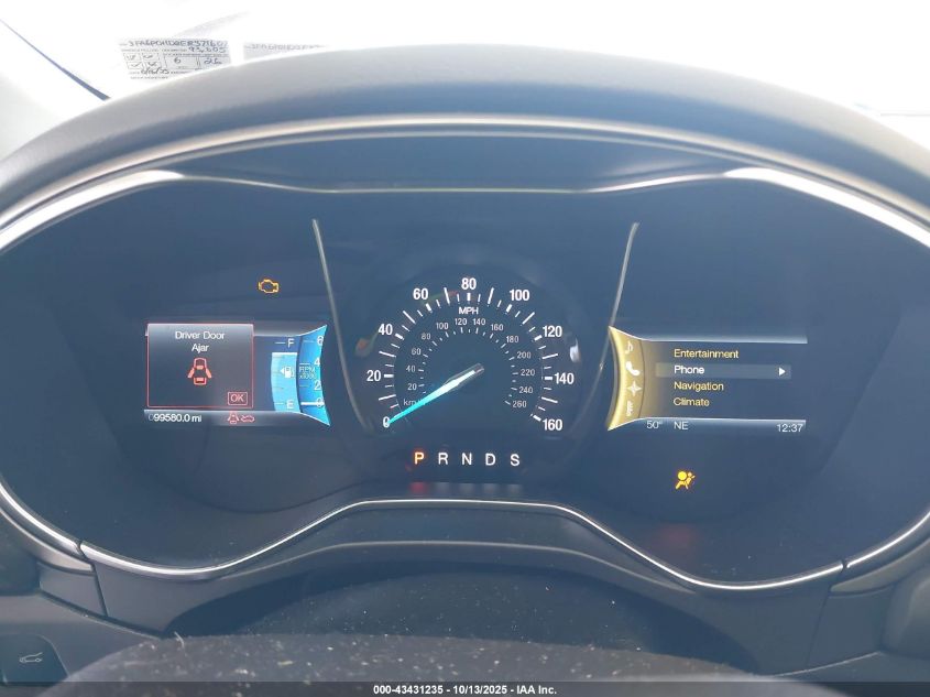 2014 Ford Fusion Se VIN: 3FA6P0HD2ER371607 Lot: 43431235