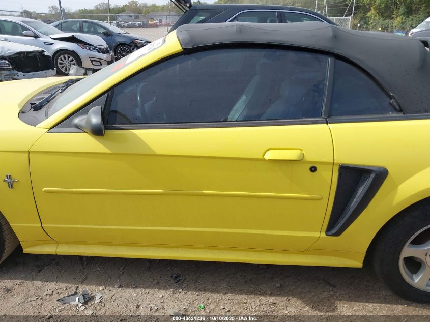 2002 Ford Mustang VIN: 1FAFP44412F232557 Lot: 43431236